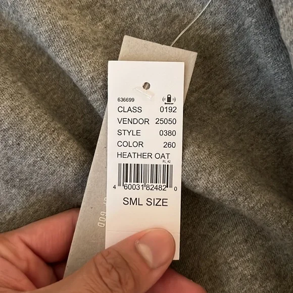FOG - FEAR OF GOD Heather Oatmeal Crew Neck Sweatshirt small